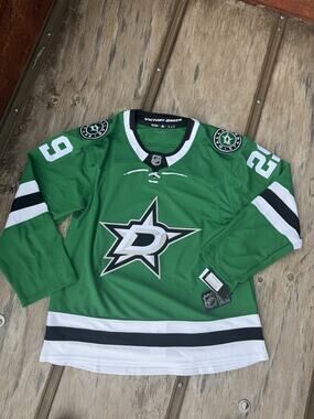 Dallas Stars Jake Oettinger #29 Adidas Authentic Jersey 56 Victory Green NHL NWT